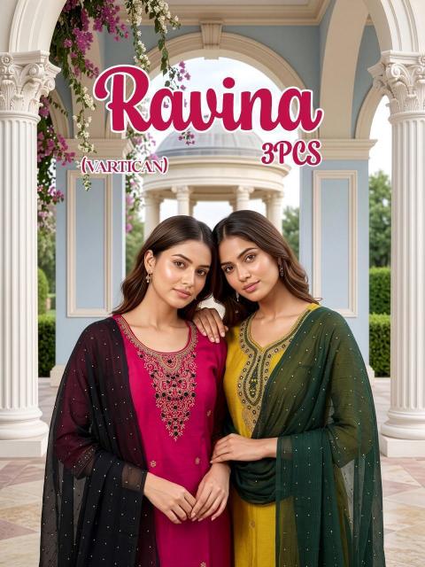 Desi kudi ravina 3pcs bani kurtis wholesale